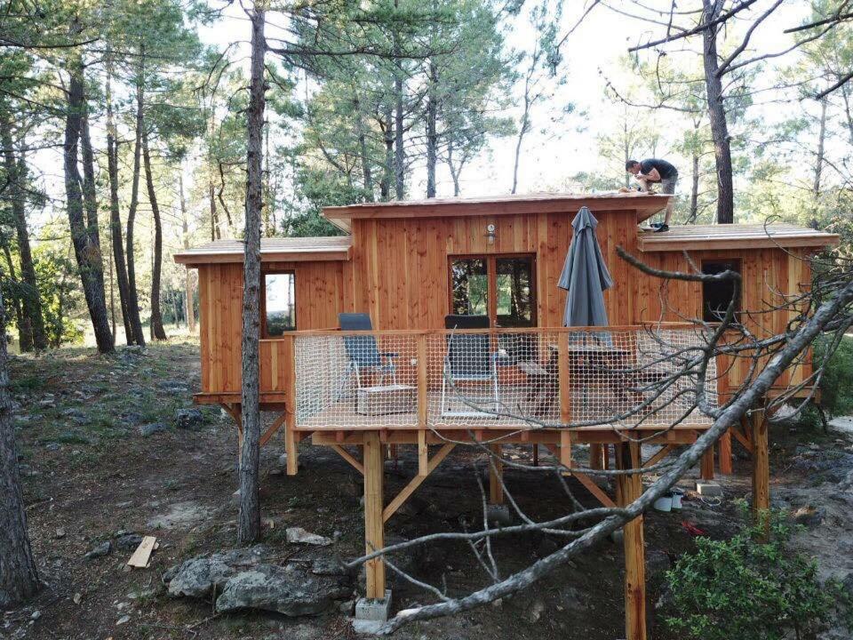 Camping La Simioune En Provence Bollène Eksteriør billede